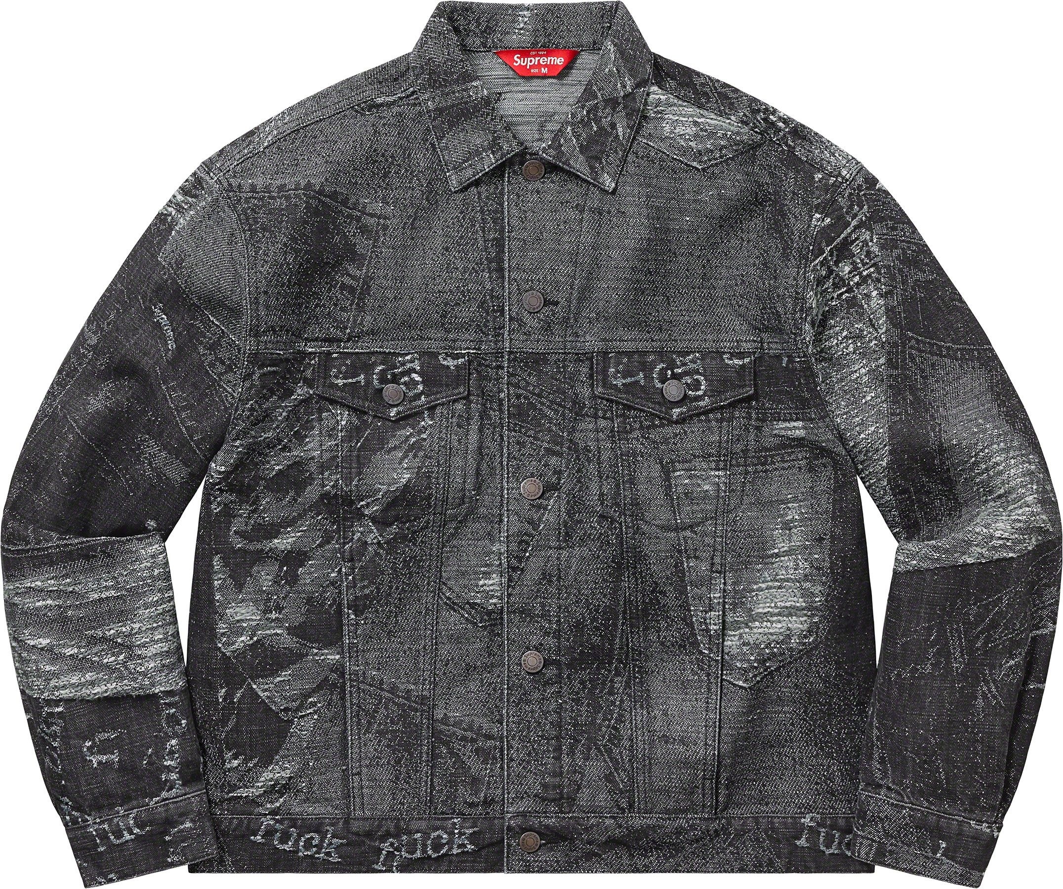 Archive Denim Jacquard Trucker Jacket view 6